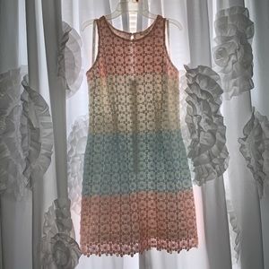 New! Soiebu Modcloth Pastel Layered Colors Dress